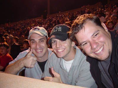 Jayson Kaplan, Jeremy Troiano and I spending some great time together at Bowman Gray Stadium - bg_boys